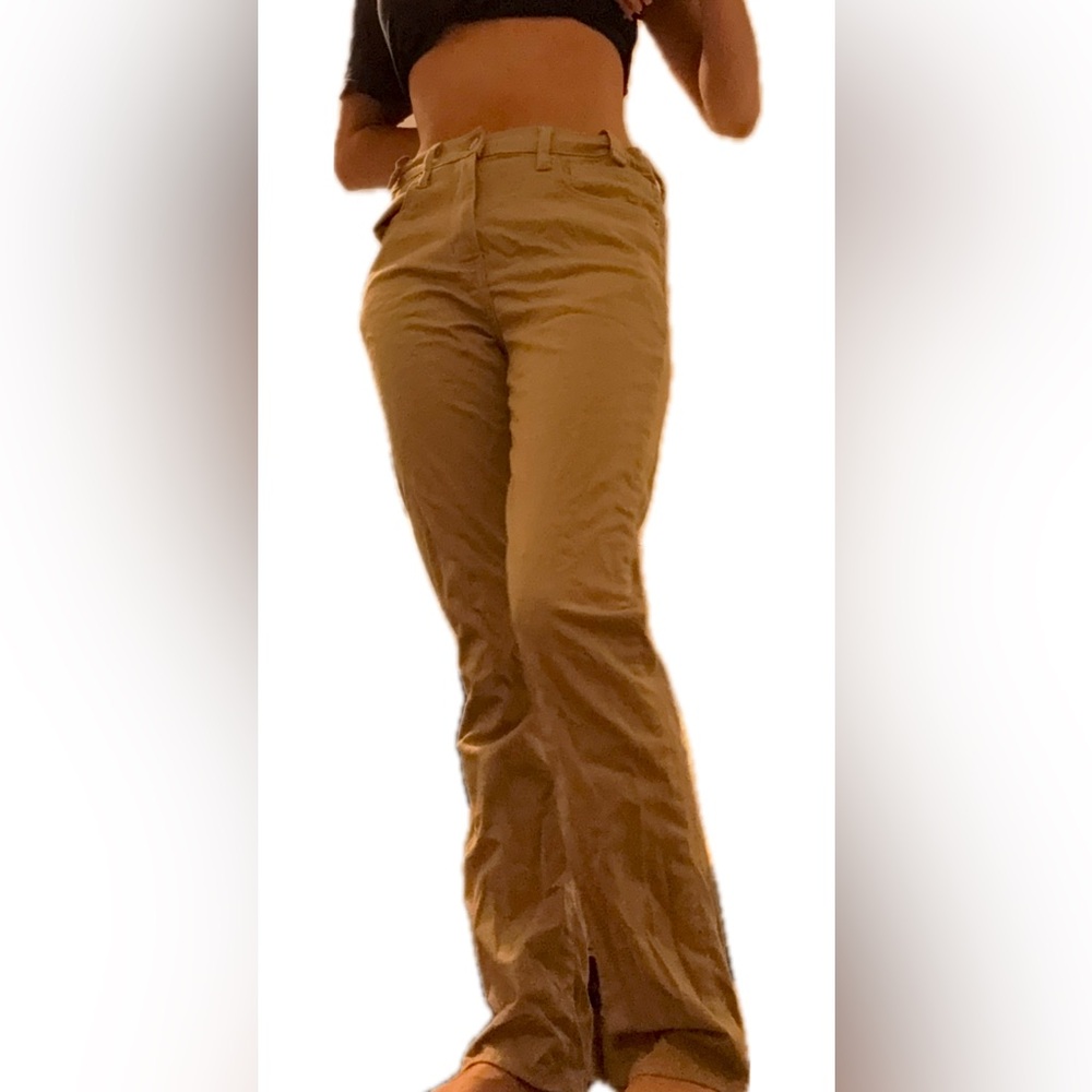Old Navy Straight Leg Pants in Tan
